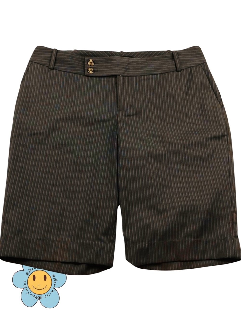 Wilson Black Pinstripe Tailored Bermudas